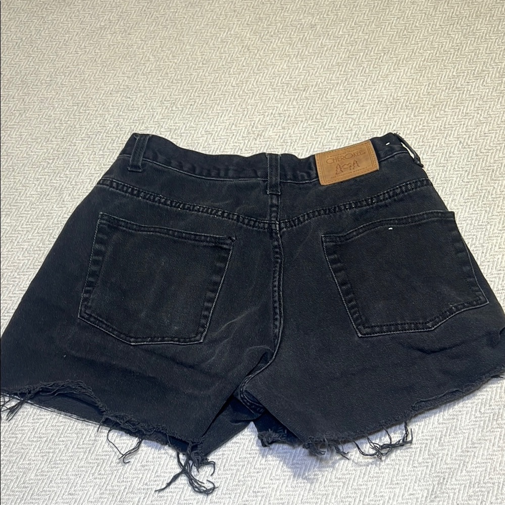 Cherokee Black Jean Shorts
